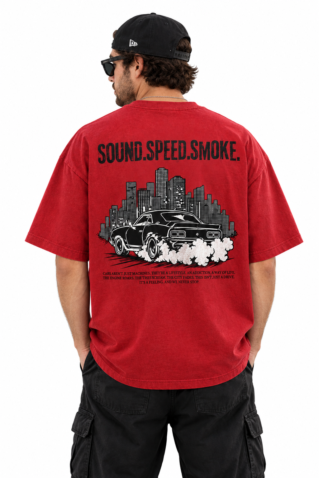 Sound Speed Smoke Retro Racing T-Shirt