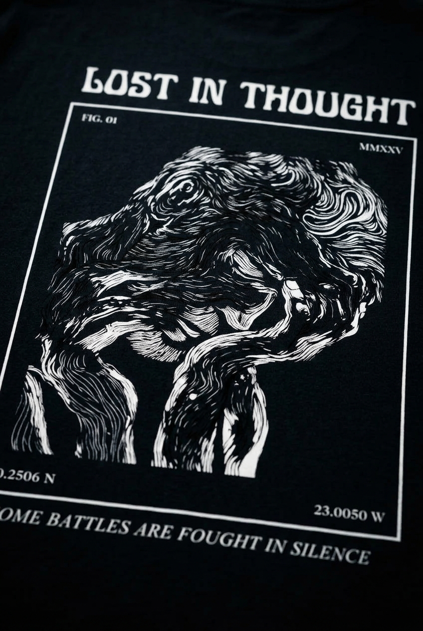 Lost in Thought Heavyweight Oversized Tee