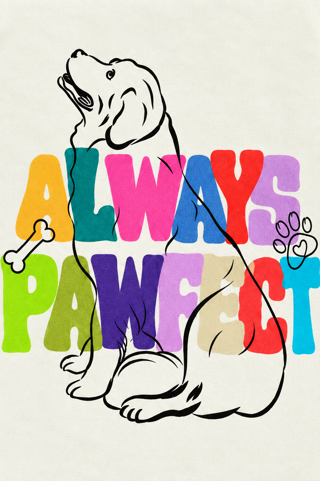 Dog Lover Graphic Ringer T-Shirt – Always Pawfect