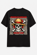 Vintage Skull & Hat Graphic T-Shirt
